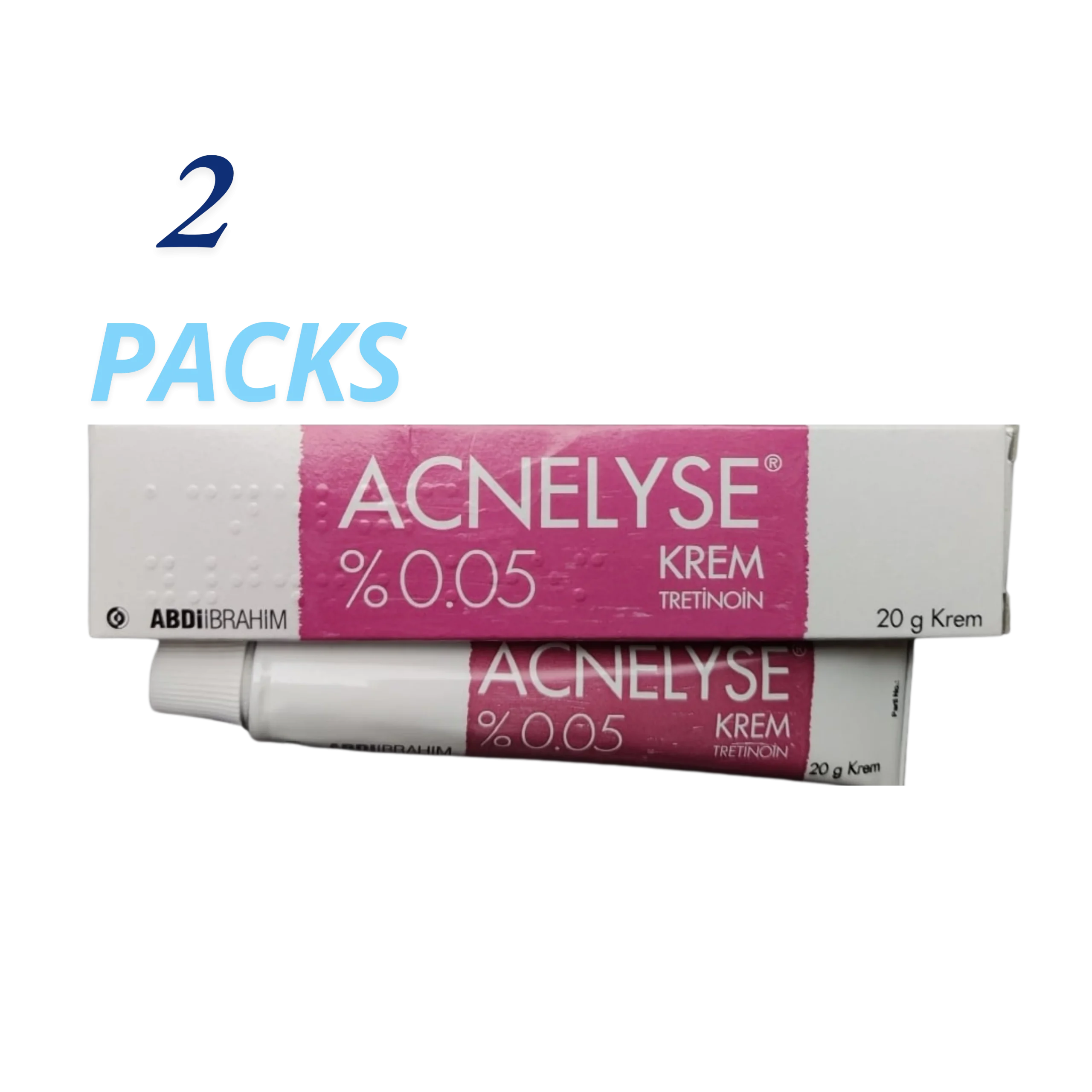 Acnelyse Cream 0.05% Tretinoin | 2 PACKS